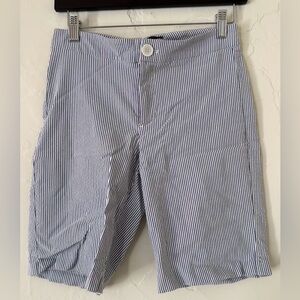 Crosby Pinstripe Bermuda Shorts